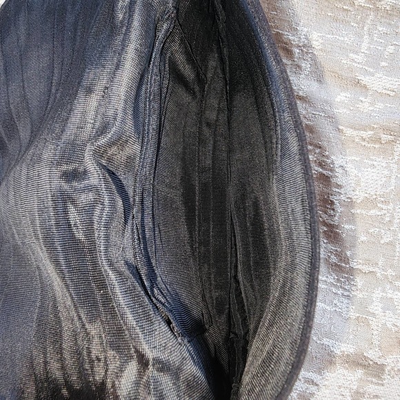 Vtg petit point Belt Bag Set Change Purse comb & Holder Floral Embroidery - Picture 5 of 12